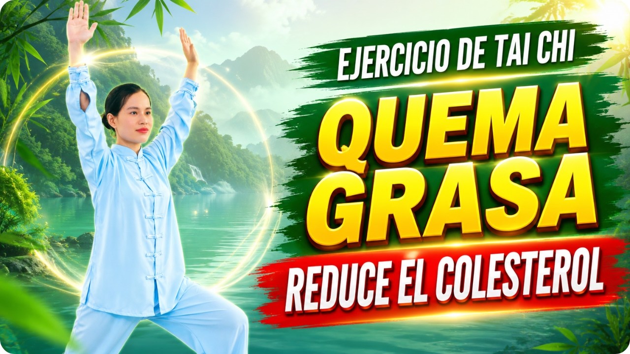 Haz este Tai Chi de 25 Min para Quemar Grasa, Reducir la Grasa Visceral y Bajar el Colesterol