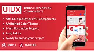 UIUX - IONIC 4 UI Design Components | Multipurpose Starter App | Codecanyon Scripts and Snippets screenshot 3