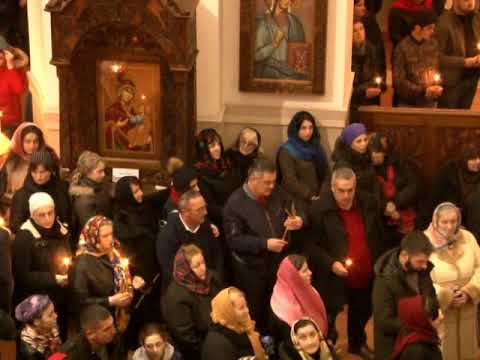 ფოთში საშობაო ლიტურგია  ღამისთევით შესრულდა 08 01 18