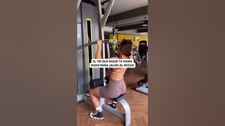 Tecnica correcta para hacer jalon al pecho #jalonalpecho #espalda #entrenamiento