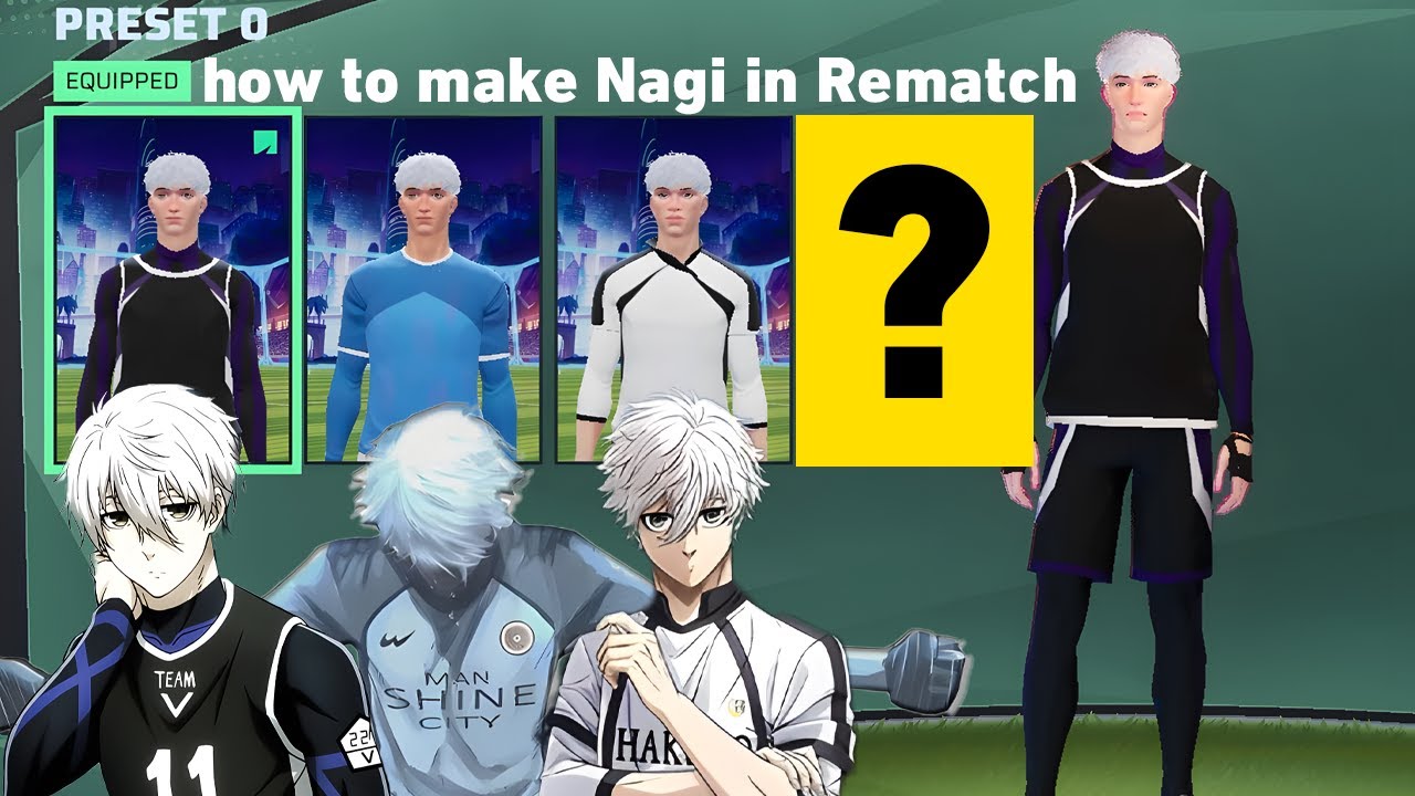 How To Make Nagi from Blue Lock in 4 Unique Presets