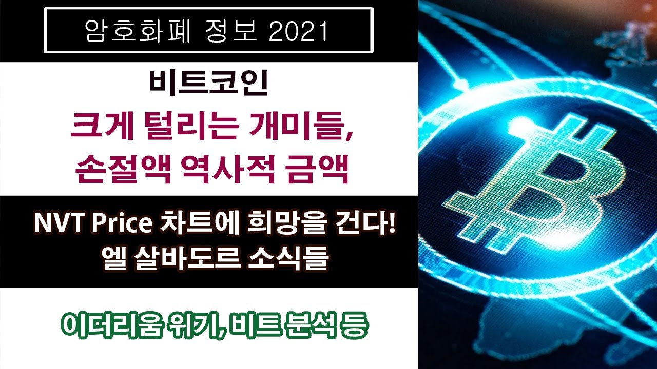 06/27) 비트코인 크게 털리는 개미들,손절액 역사적 금액, NVT Price 차트에 희망을 건다!엘 살바도르 소식들 - YouTube