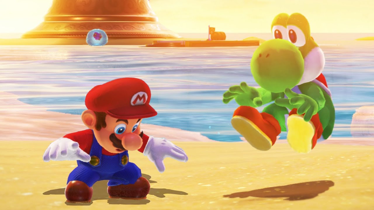 Super Mario & Yoshi Odyssey 8 Walkthrough (2 Players) YouTube