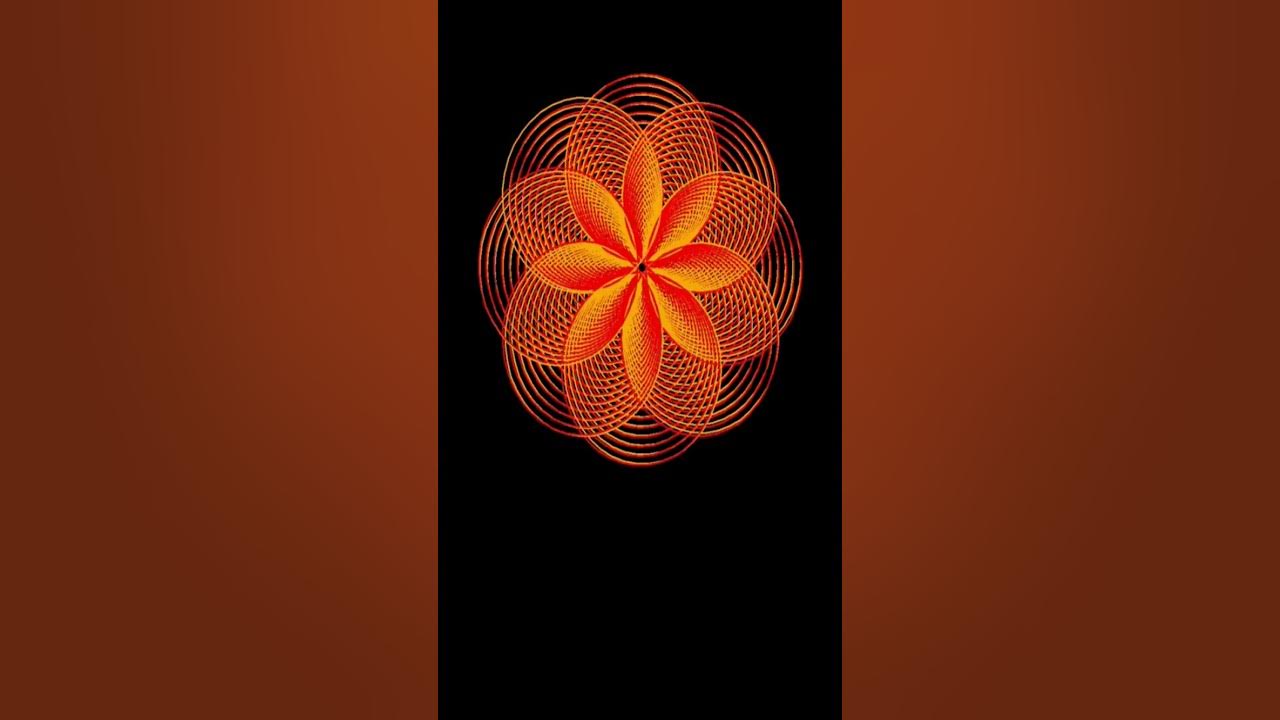 Circle Flower Graphic Design Code | Python Turtle - YouTube