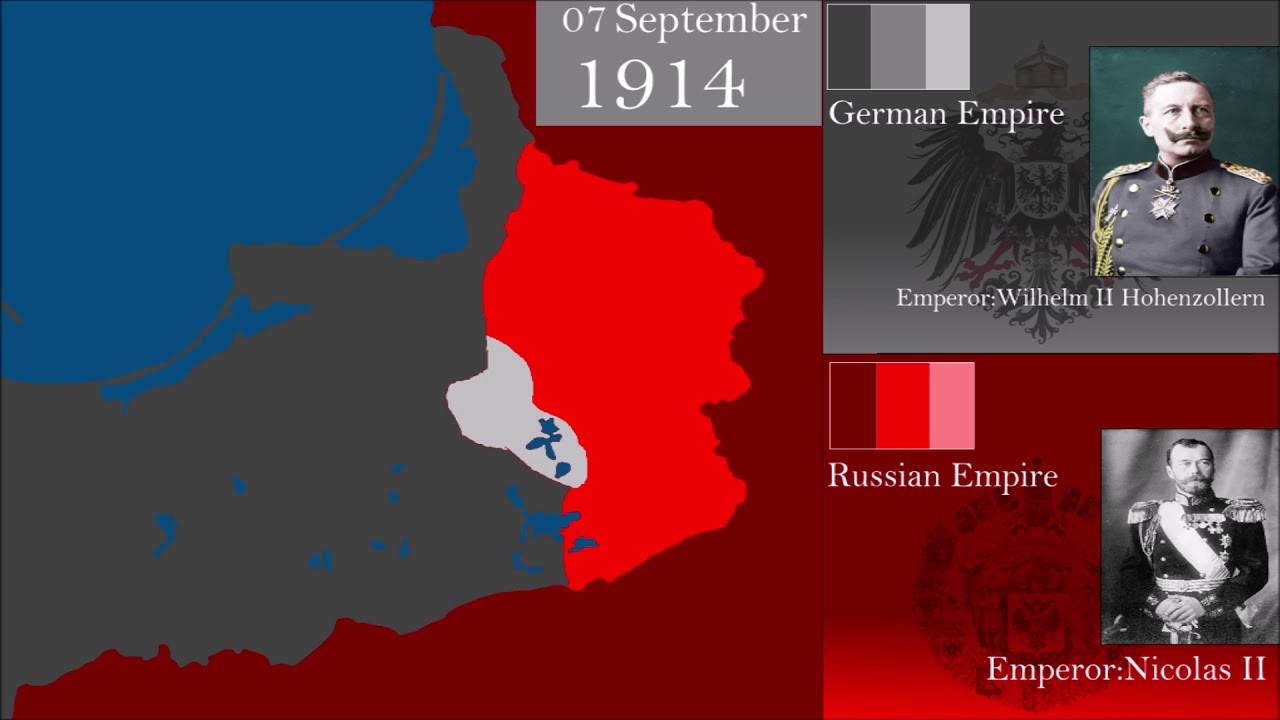 The Russian invasion of East Prussia 1914 : every day
