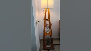 #meeshohaul #meeshohomedecor || floor lamp with shelves unboxing #shortvideo
