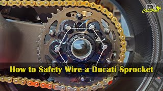 How to Safety Wire a Ducati Sprocket