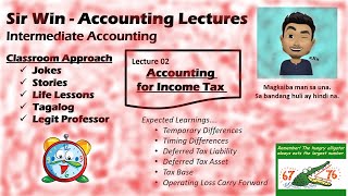 Celebrity Lecture 02: Temporary Differences. Accounting for Income Tax. [Intermediate Accounting] Wealth