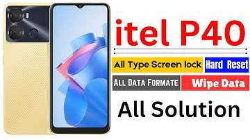 Itel P40 Hard Reset | Itel (P662L) Pattern Lock Remove Without Pc || Password Forgot |
