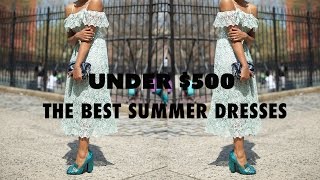 THE BEST SUMMER DRESSES UNDER $500 | TOPSHOP, SELF PORTRAIT,  ISABEL MARANT ETOILE