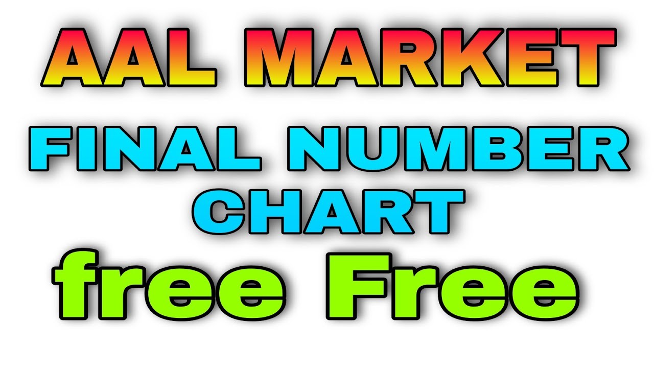 MATKA FINAL NUMBER CHART || AAL MARKET FINAL NUMBER SATTA MATKA CHART || VIPMATKA