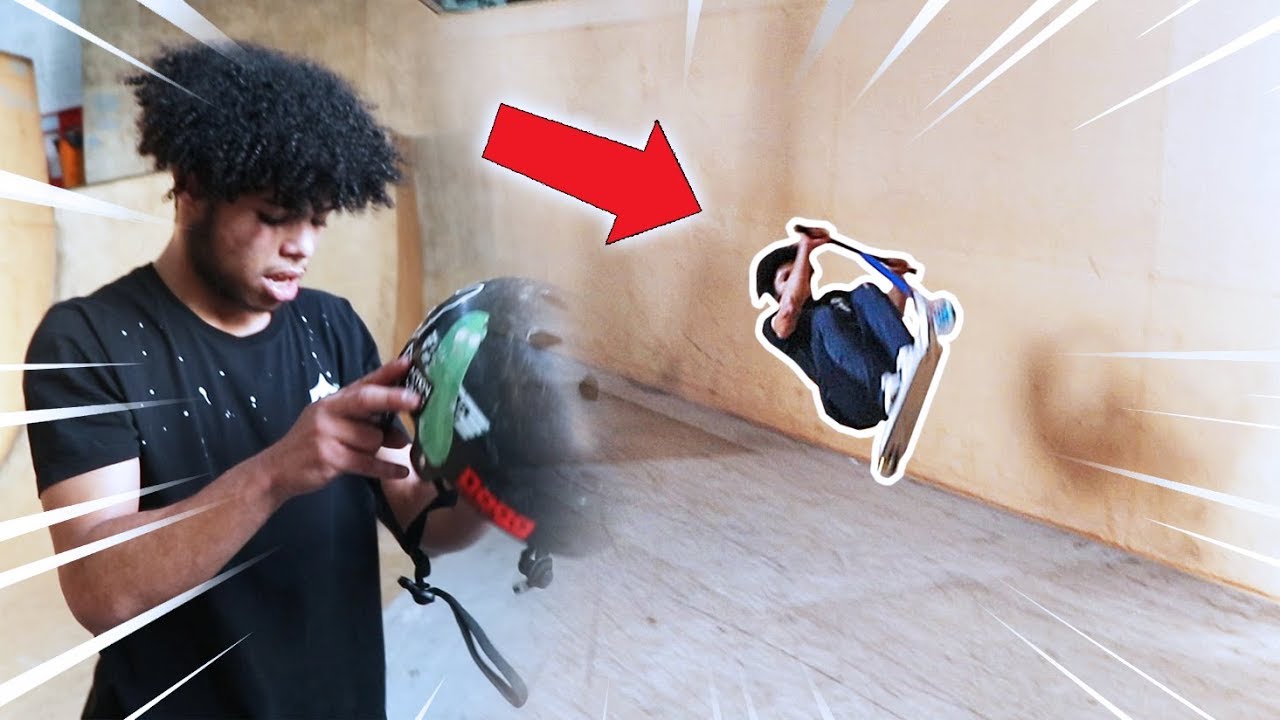 HE LEARNED FRONT FLIPS FLAT ON SCOOTER