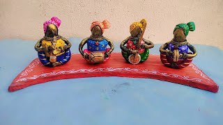 Empty Acrylic Paint Bottles Craft Best Out Of Waste Home Decor