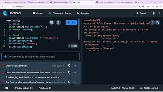 Flutter Day 3: Understanding and Using const and final Keywords