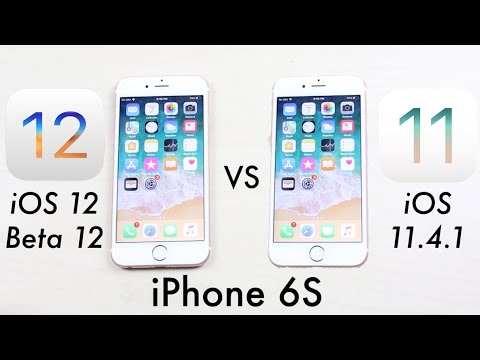 iPHONE 6S: iOS 12 BETA 12 Vs iOS 11.4.1! (Speed Test) (Review)