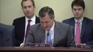 Sen. Cruz's Opening Remarks at Senate Space Subcomittee - September 26, 2018