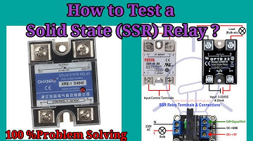 How to Test a Solid State (SSR) Relay ?| Testing Solid State Relay with Multimeter |  SSR