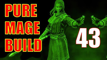 Skyrim Pure Mage Walkthrough NO WEAPONS NO ARMOR Part 43 - Under Saarthal (Ice Form Shout) [1/2]