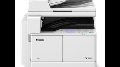 How to Connect Canon Copier Printer or Xerox Machine Directly to PC Computer Laptop using LAN