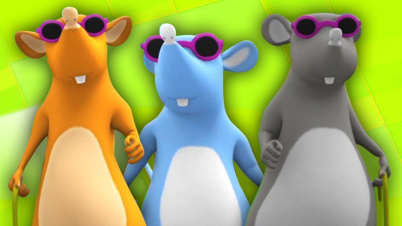 trois souris aveugles | Comptines pour Enfants | Dessin Animé Francais