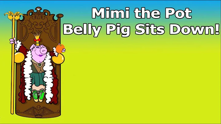 Mimi the Pot Belly Pig Sits with Debi Derryberry - A TRAINED PIG!
