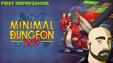 Minimal Dungeon RPG: First Impressions (DOES WHAT IT SAYS ON THE TIN!!!)