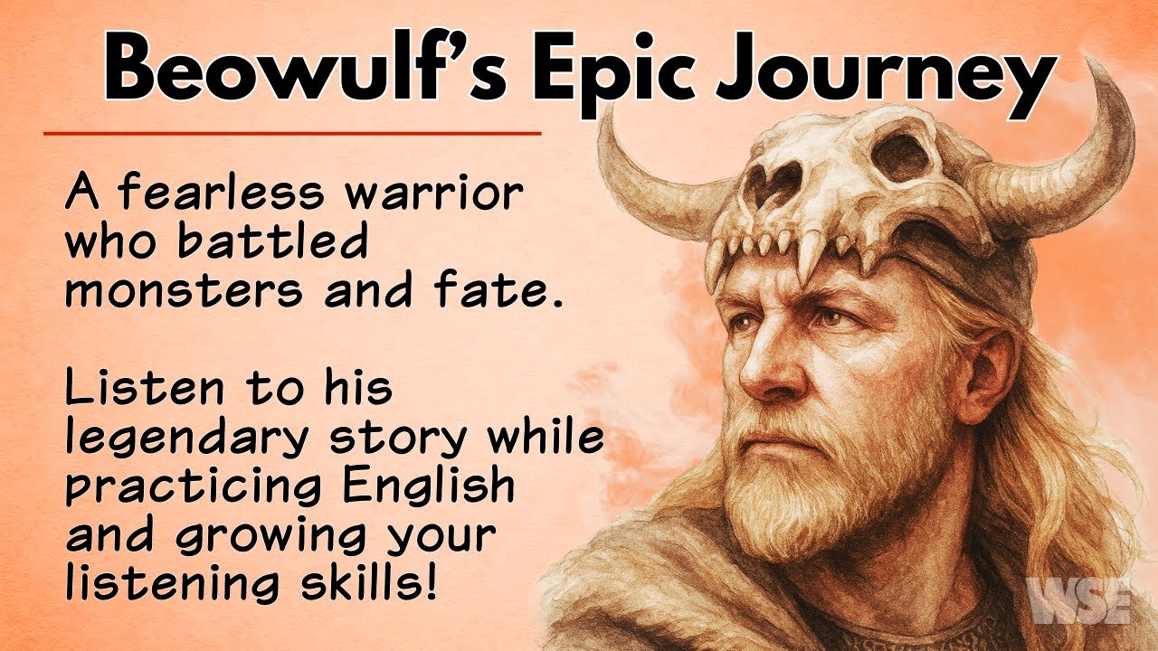 English Story: Beowulf - The Monster Slayer Who Became a Legend | Mythical Story for Learners