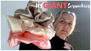 DIY GIANT Scrunchies | How to make 6 different oversized scrunchies | Didsbury Art Studio