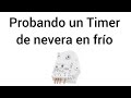 Desarme y prueba de timer (reloj) de nevera en frío