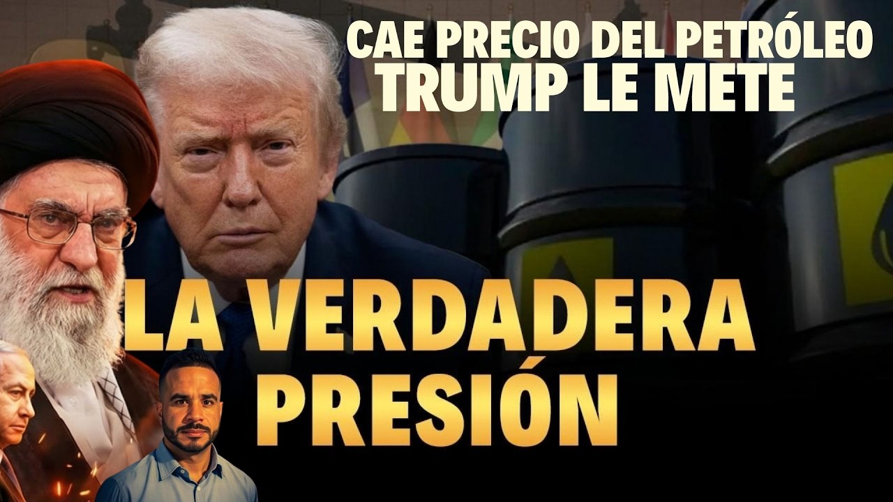 CAÍDA DRAMÁTICA PRECIO DEL PETRÓLEO - TRUMP dice que guerra de Irán está acabando
