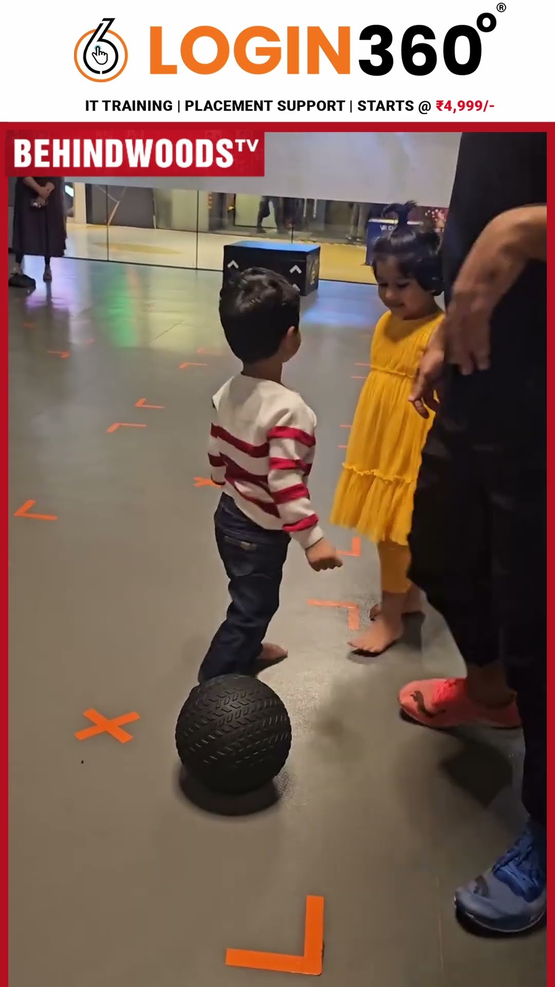 'Sanjeev அப்பா, இந்த Ball செம Weight-டா இருக்கு..' Gym Ball-ஐ தூக்க முடியாமல் தூக்கிய Aila, Arsh ?