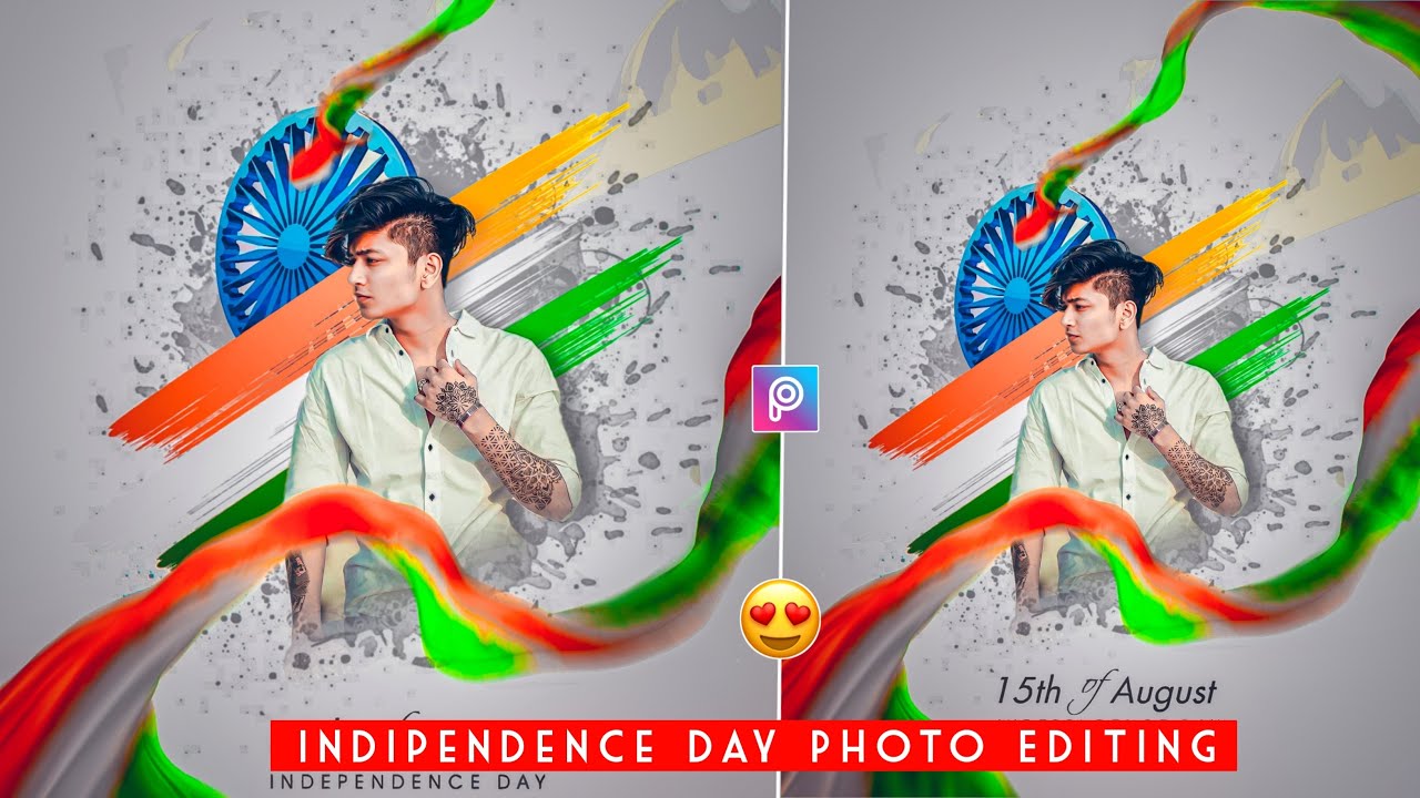 Indipendence Day Special Photo Editing in picsart |15th August Photo Editing - smart chitta creation