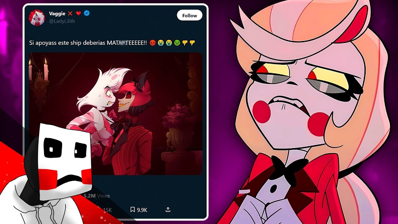 CakePlayer ES CRITICADO EN EL VÍDEO EL FANDOM de HAZBIN HOTEL es PERTURBADOR
