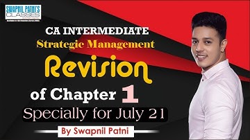 Chapter 1 || CA INTER SM || REVISION || Charts || SM Rocks | Strategic Management | CA Swapnil Patni
