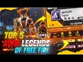 TOP 5 DANGEROUS AWM LEGENDS OF FREE FIRE 😱 || KING OF AWM 🔥