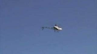 Dante's TREX-600 First Flight at Avocent's Parking Lot