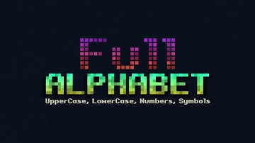8bit - Animated Pixels Typeface | After Effects Project Files - Videohive template