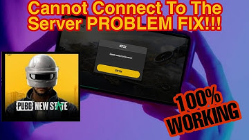 Cannot Connect To The Server | How To Fix PUBG NewState Login Problem | How To Download PUBGNEWSTATE