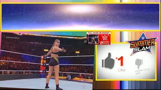 WWE SummerSlam 2018 Highlights Raw Women's Champion - Ronda Rousey Destroys Alexa Bliss Match