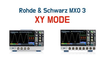 XY Mode - Rohde & Schwarz MXO 3 Oscilloscope Series