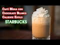 Café Moka con Chocolate Blanco Caliente Estilo Starbucks