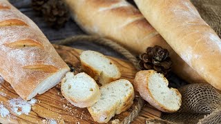 Recette de pain baguette وصفة رائعة و سهلة لخبز الباڤات