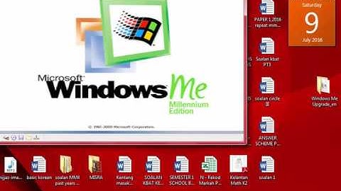 Upgrading Windows 98 to Windows ME (remake)
