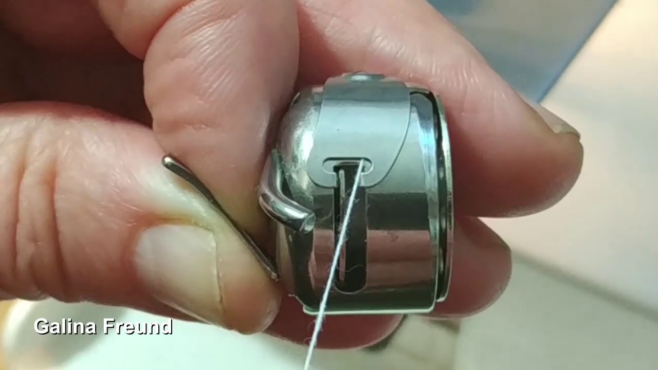 Как наматывать нить на швейной машинке
