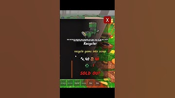 The Recycler Machine on 99 nights in the forest