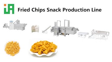Cereals Ingredients Deep Fried Bugles Chips Snack Production Machinery