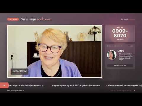 Maandag 15 juni Bertine Donna in de Hoofduitzending
