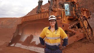 Rio Tinto | Jodie is wrangling the world's biggest bulldozers