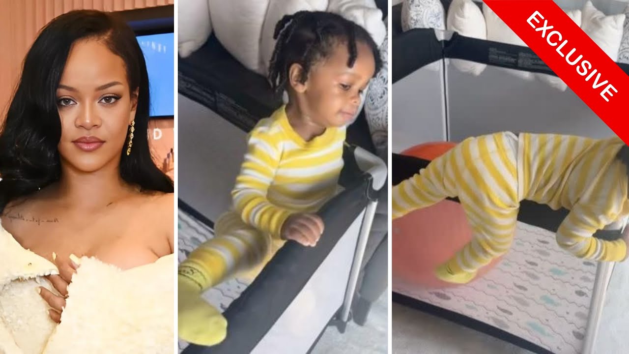 Rihanna Hilariously Shares Her Toddler's Playpen Escape Attempt Being