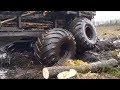 Wet forest roads(deep water) and mud compilation..(HD)